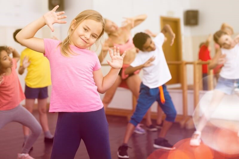 la danza ayuda a los niños a sentirse más seguros